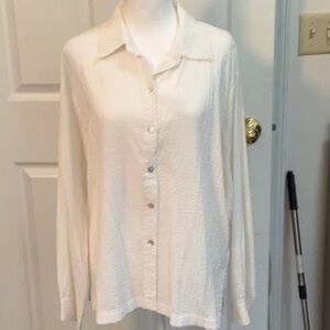 CHICO’S BUTTON DOWN TOP SIZE 2 LARGE